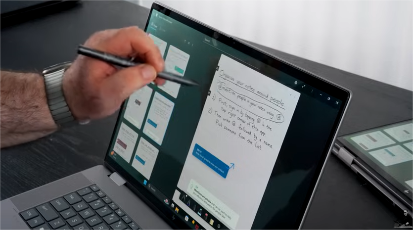 HP Envy x 360 tilt pen